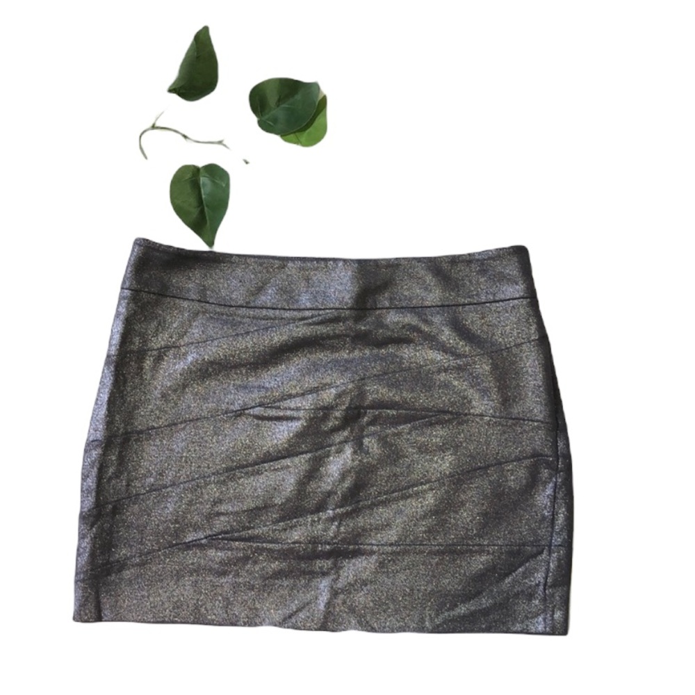 COPY - Express metallic mini skirt